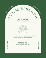 New Year Mat & Matcha Pilates Pop-Up (January 10th 2026)